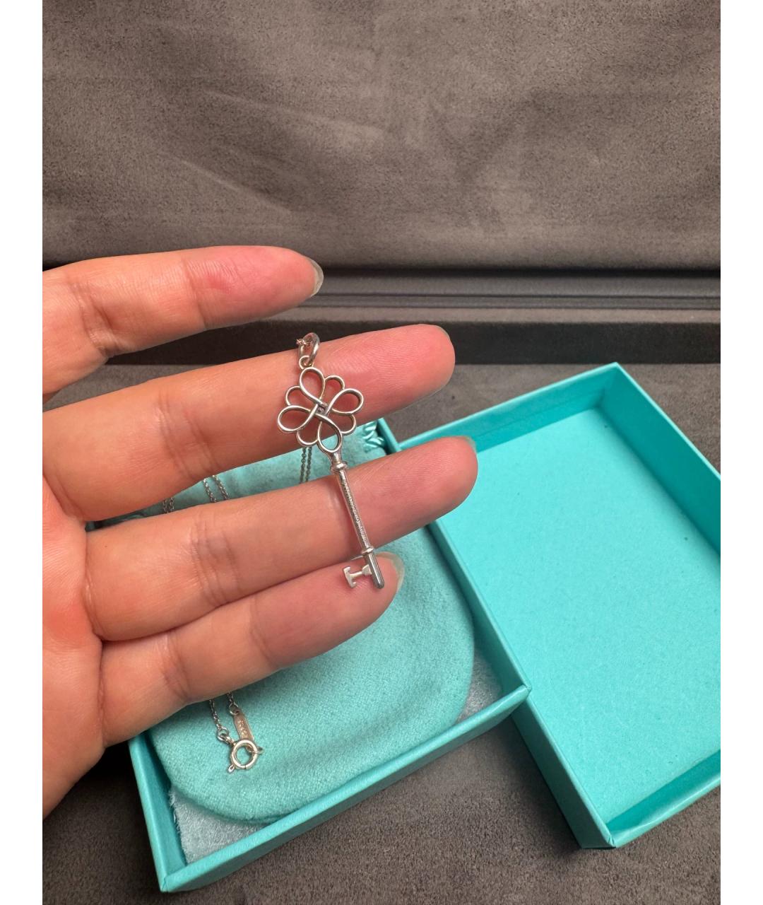 TIFFANY&CO Серебряная серебряная подвеска, фото 4