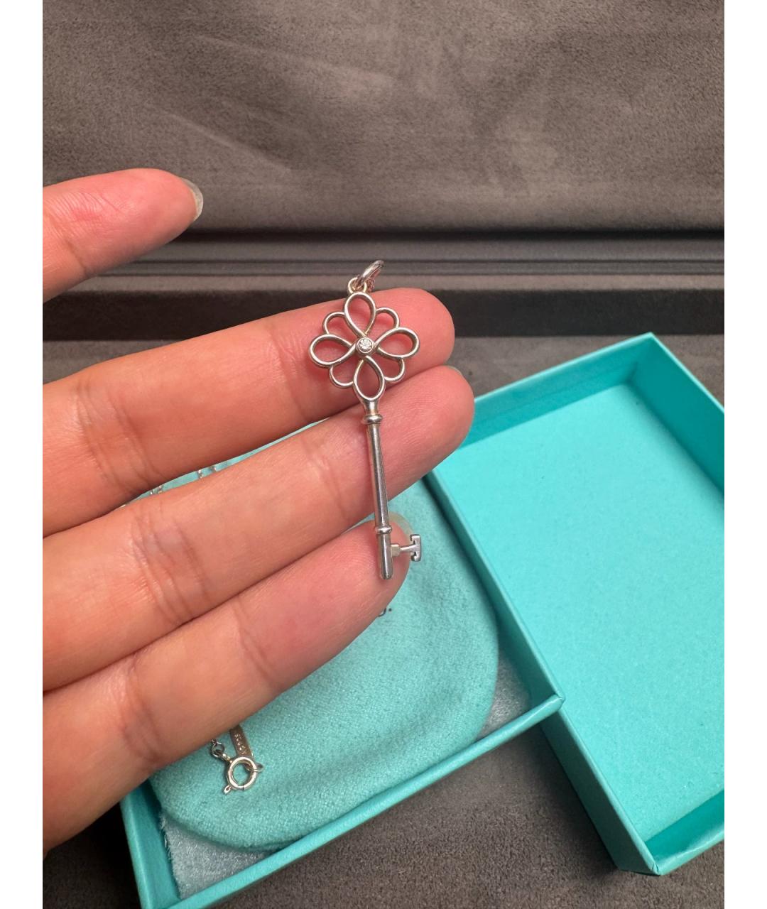 TIFFANY&CO Серебряная серебряная подвеска, фото 3