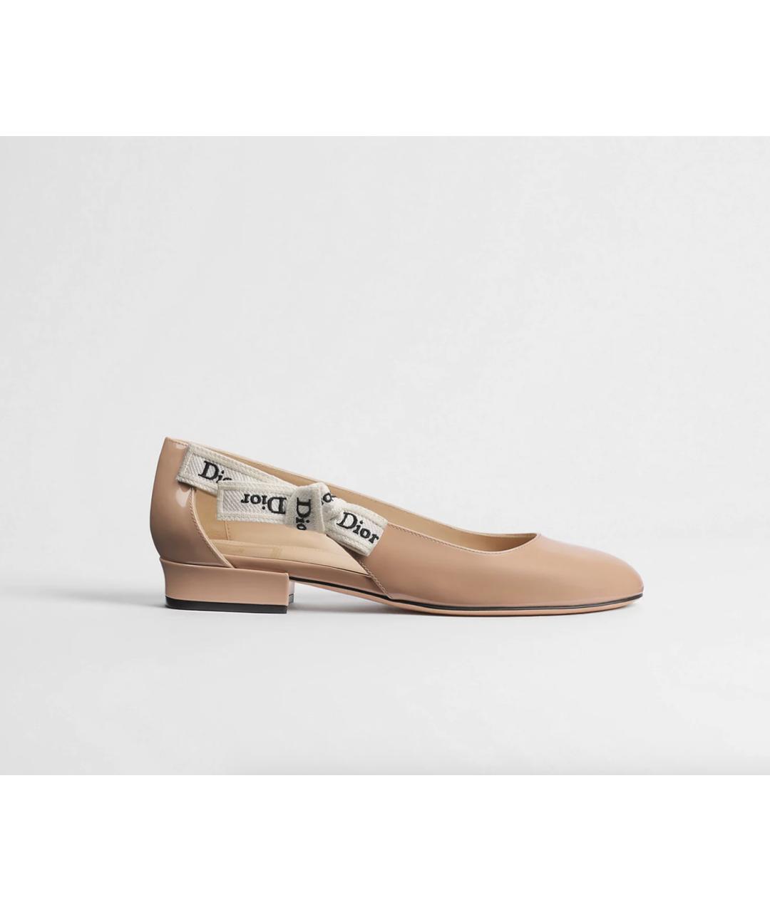 CHRISTIAN DIOR Черные балетки, фото 4