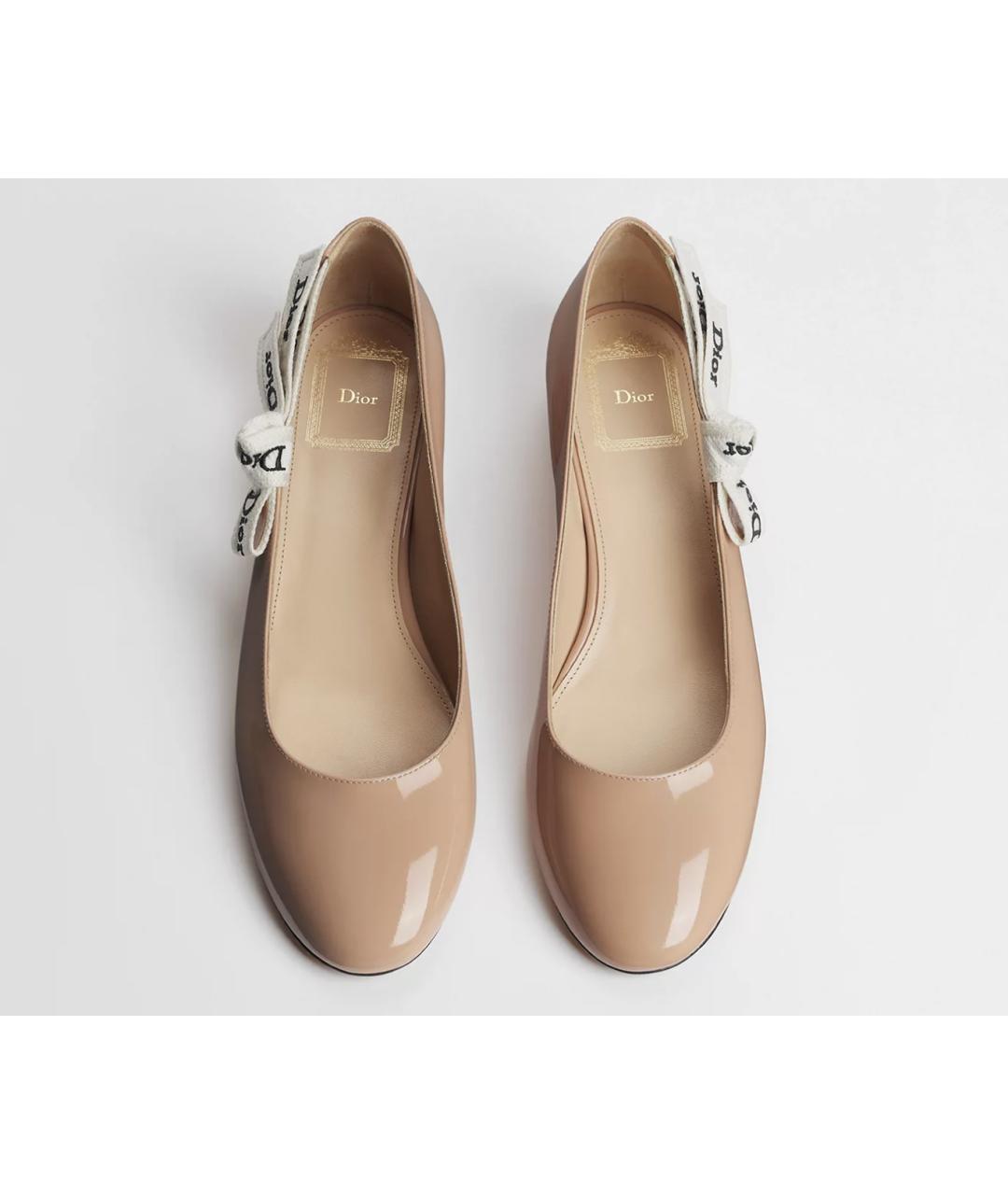 CHRISTIAN DIOR Черные балетки, фото 2
