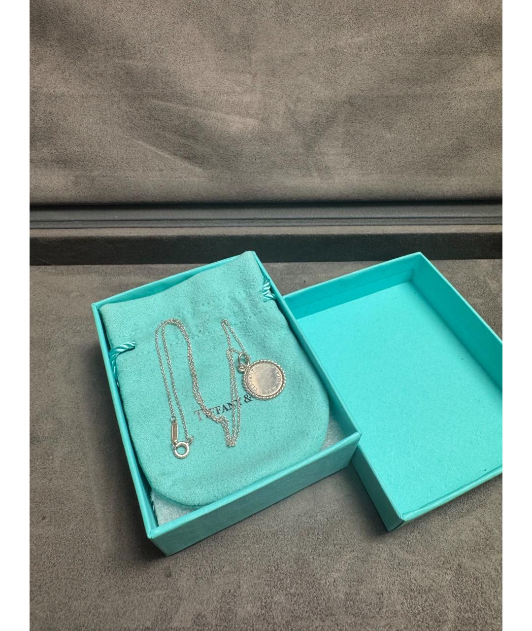 TIFFANY&CO Серебряное серебряное колье, фото 7