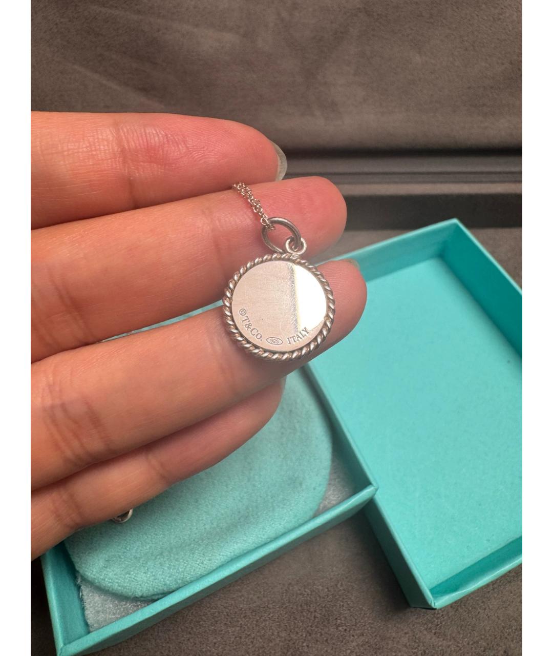 TIFFANY&CO Серебряное серебряное колье, фото 3