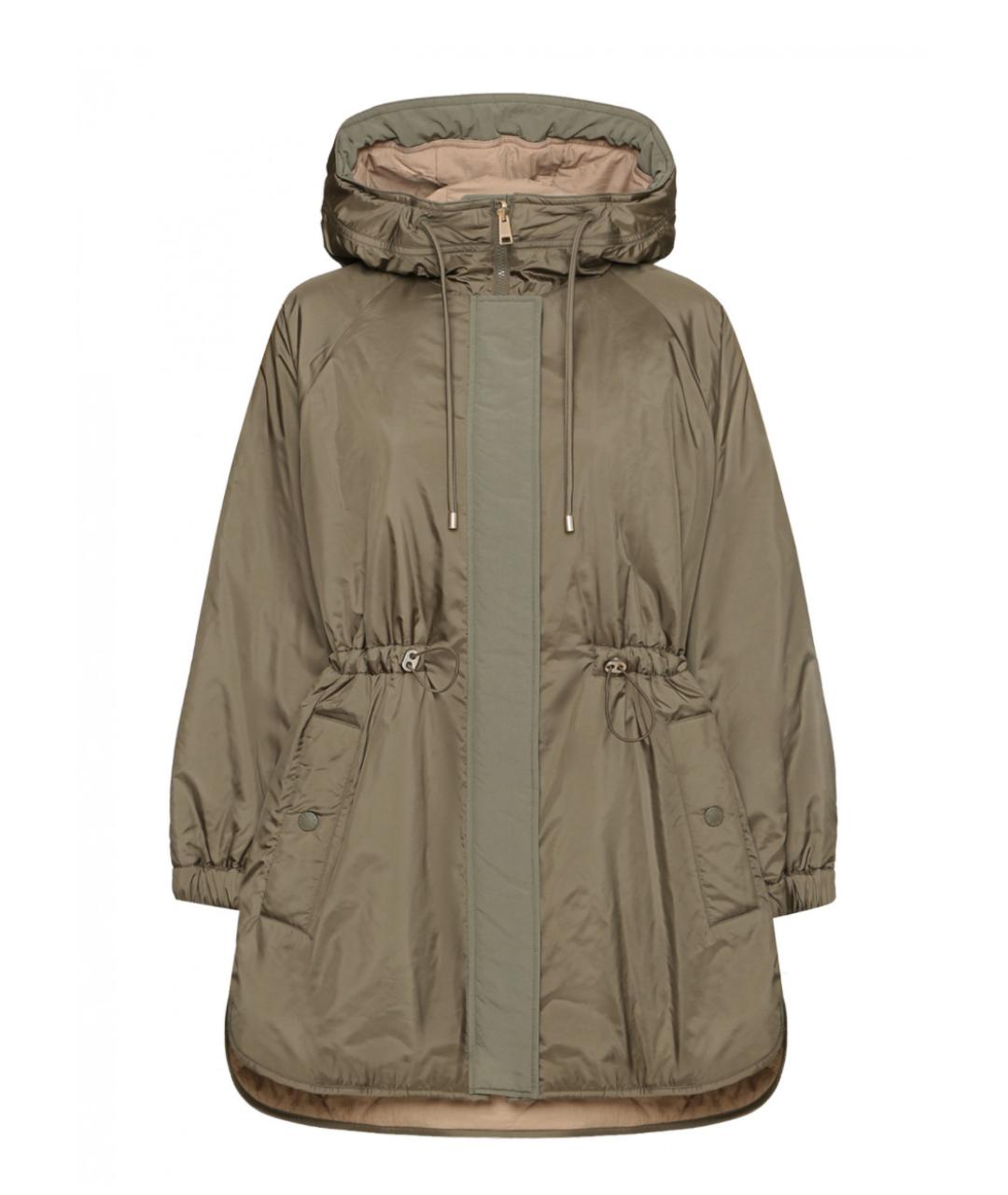 WEEKEND MAX MARA Хаки полиамидовая куртка, фото 1