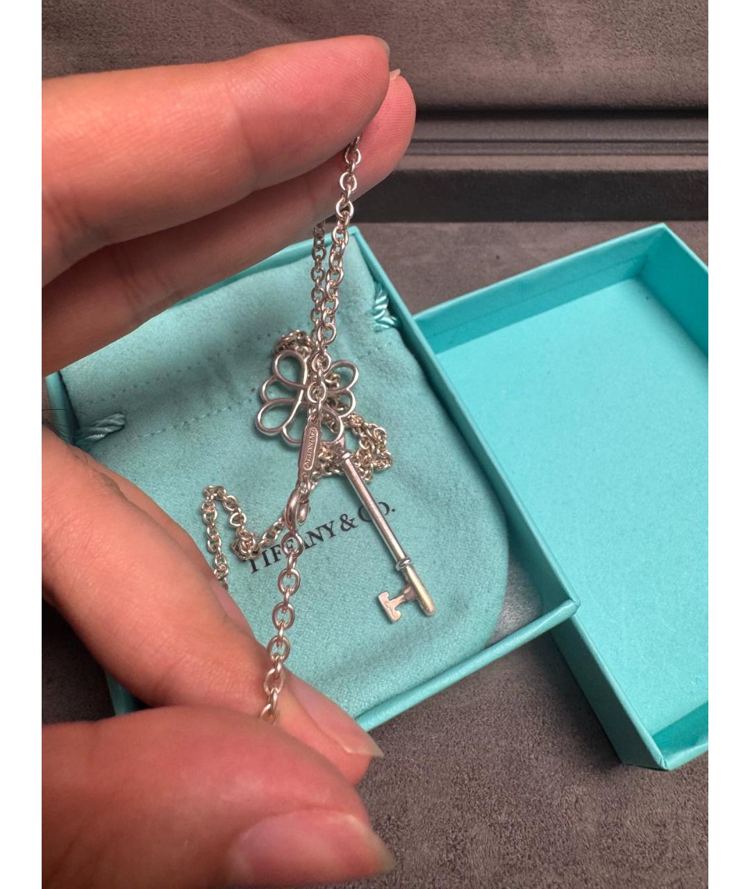 TIFFANY&CO Серебряный серебряный кулон, фото 7