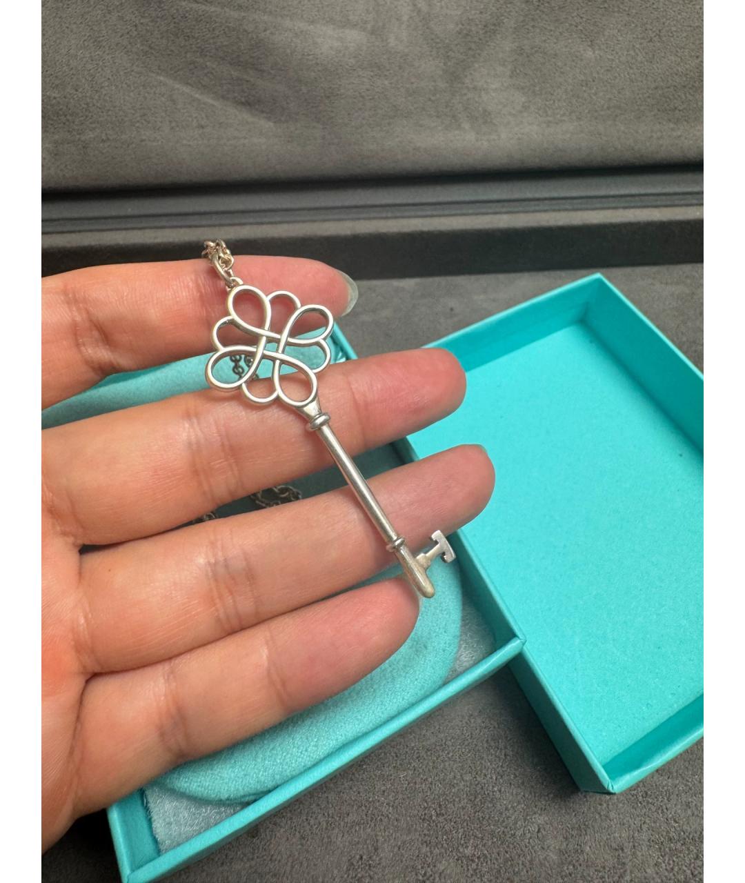 TIFFANY&CO Серебряный серебряный кулон, фото 4