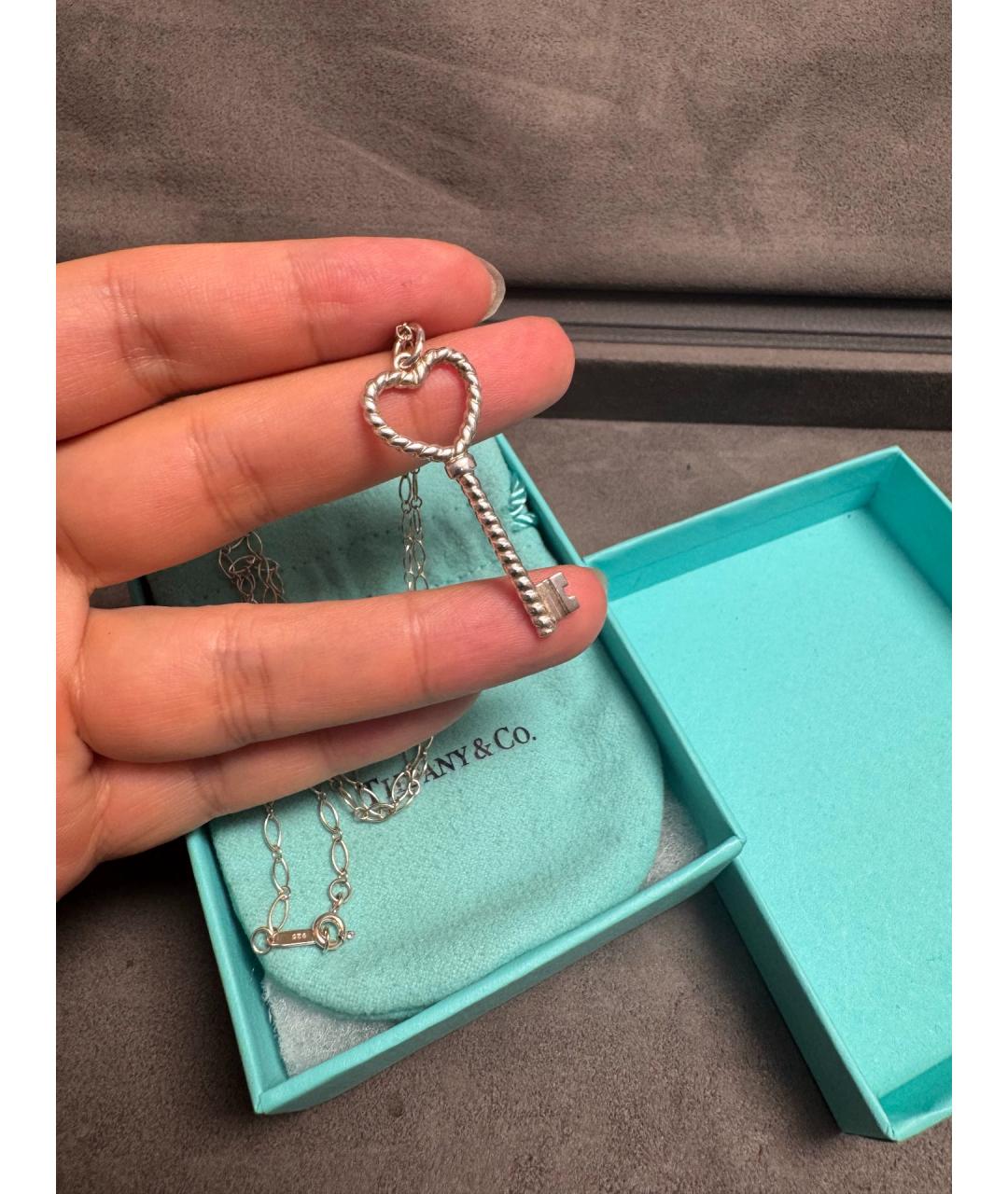 TIFFANY&CO Серебряная серебряная подвеска, фото 2