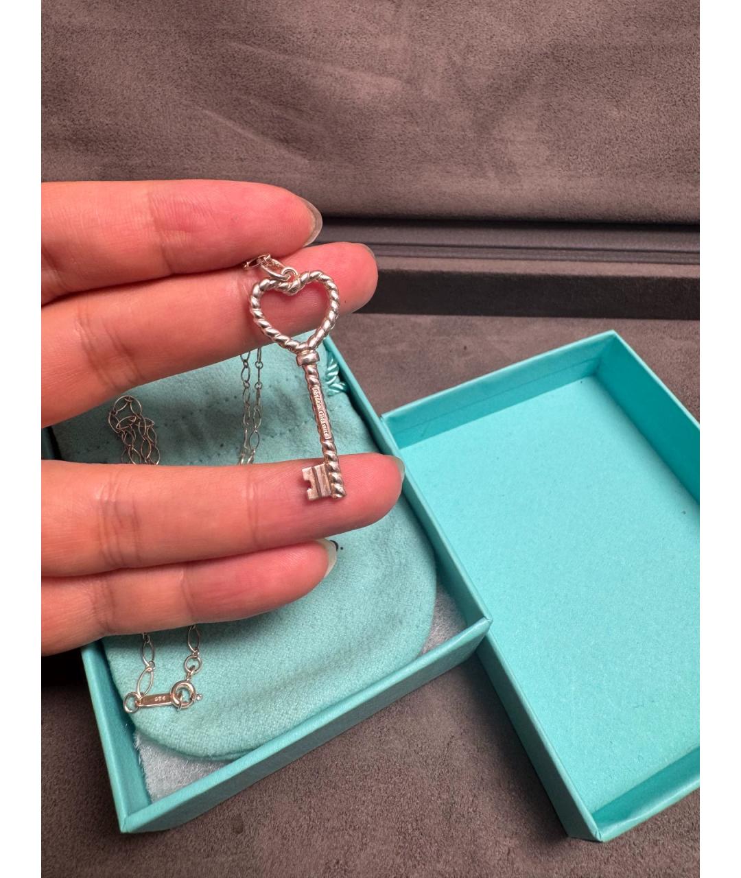 TIFFANY&CO Серебряная серебряная подвеска, фото 4