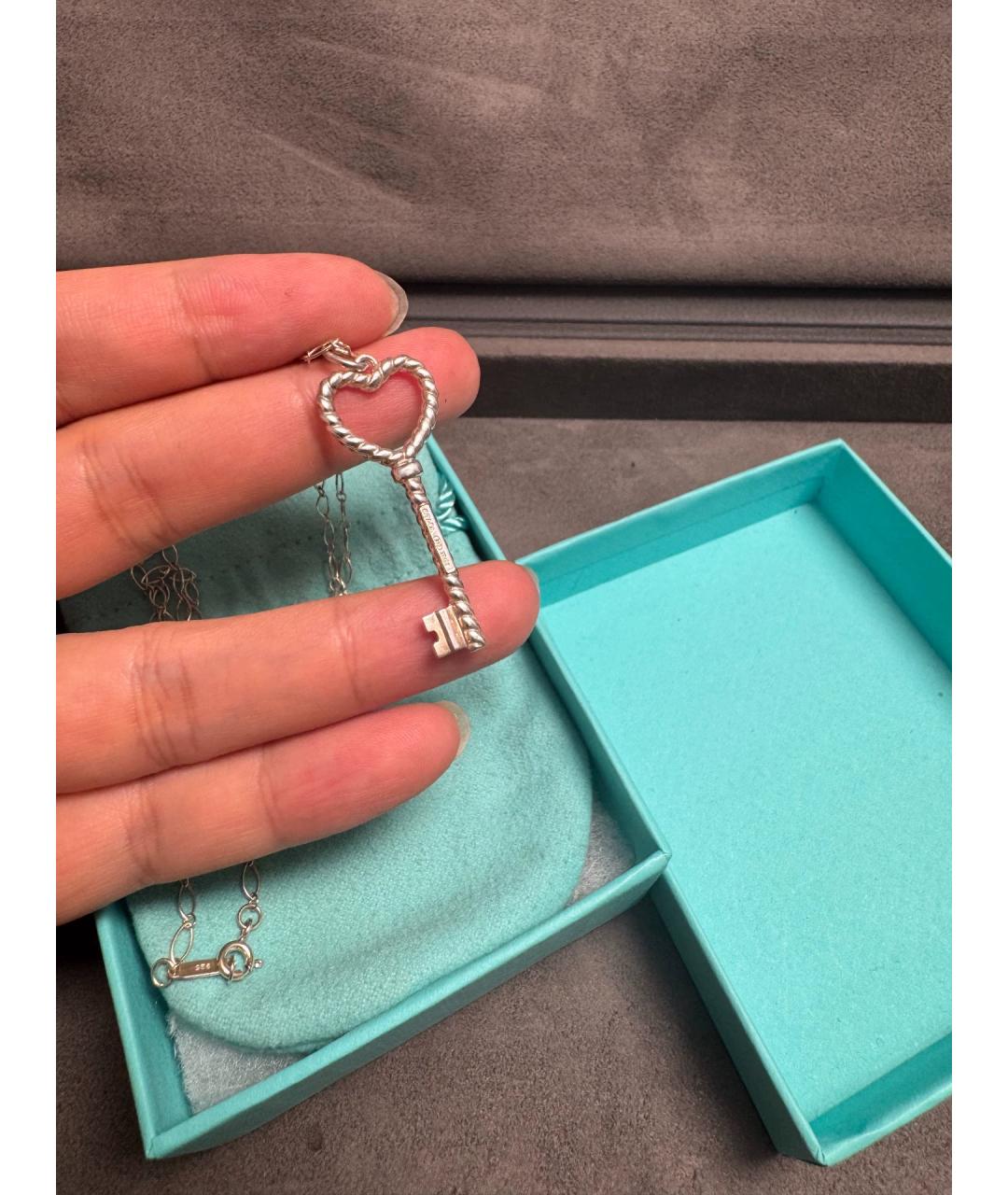TIFFANY&CO Серебряная серебряная подвеска, фото 3
