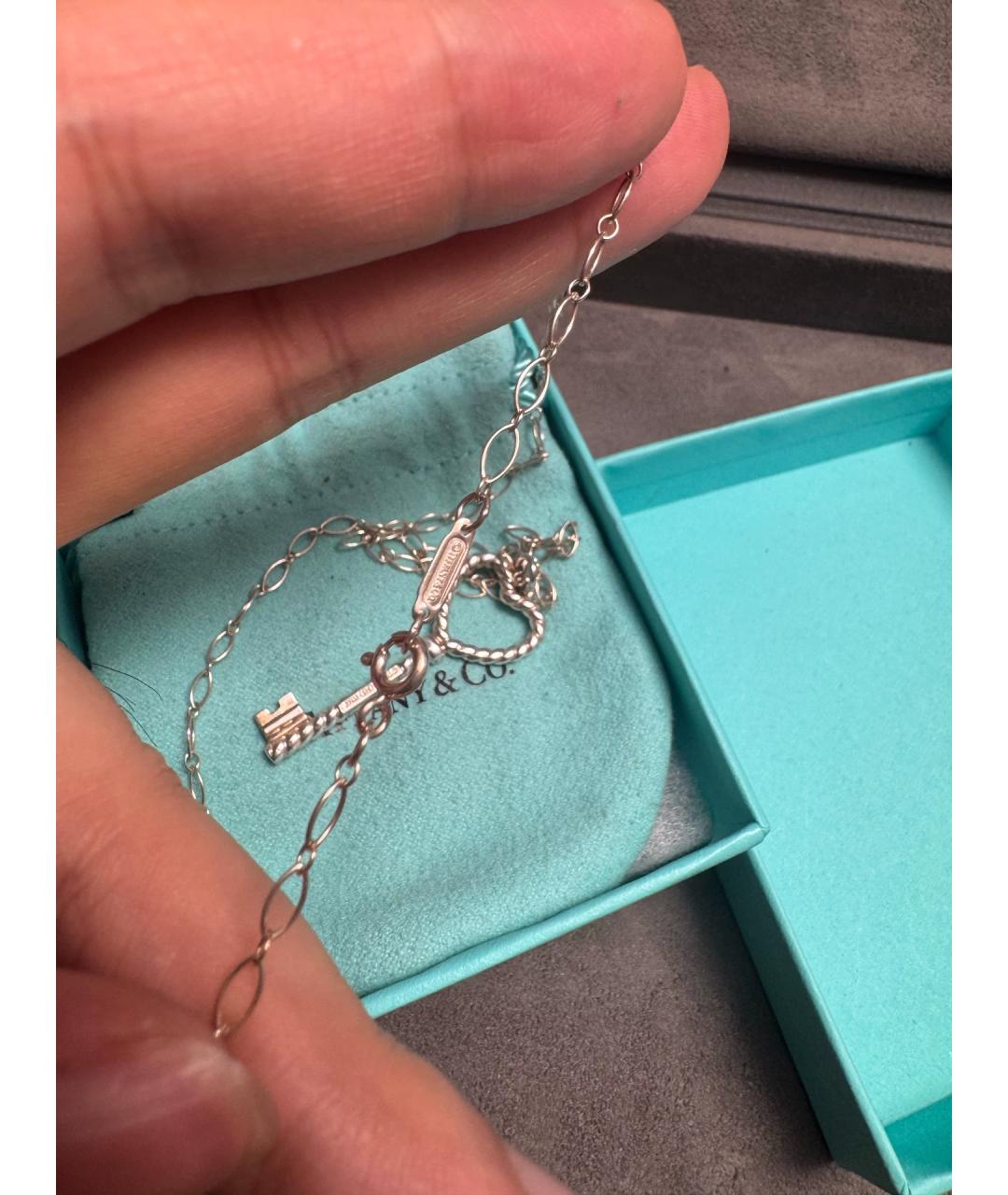 TIFFANY&CO Серебряная серебряная подвеска, фото 7