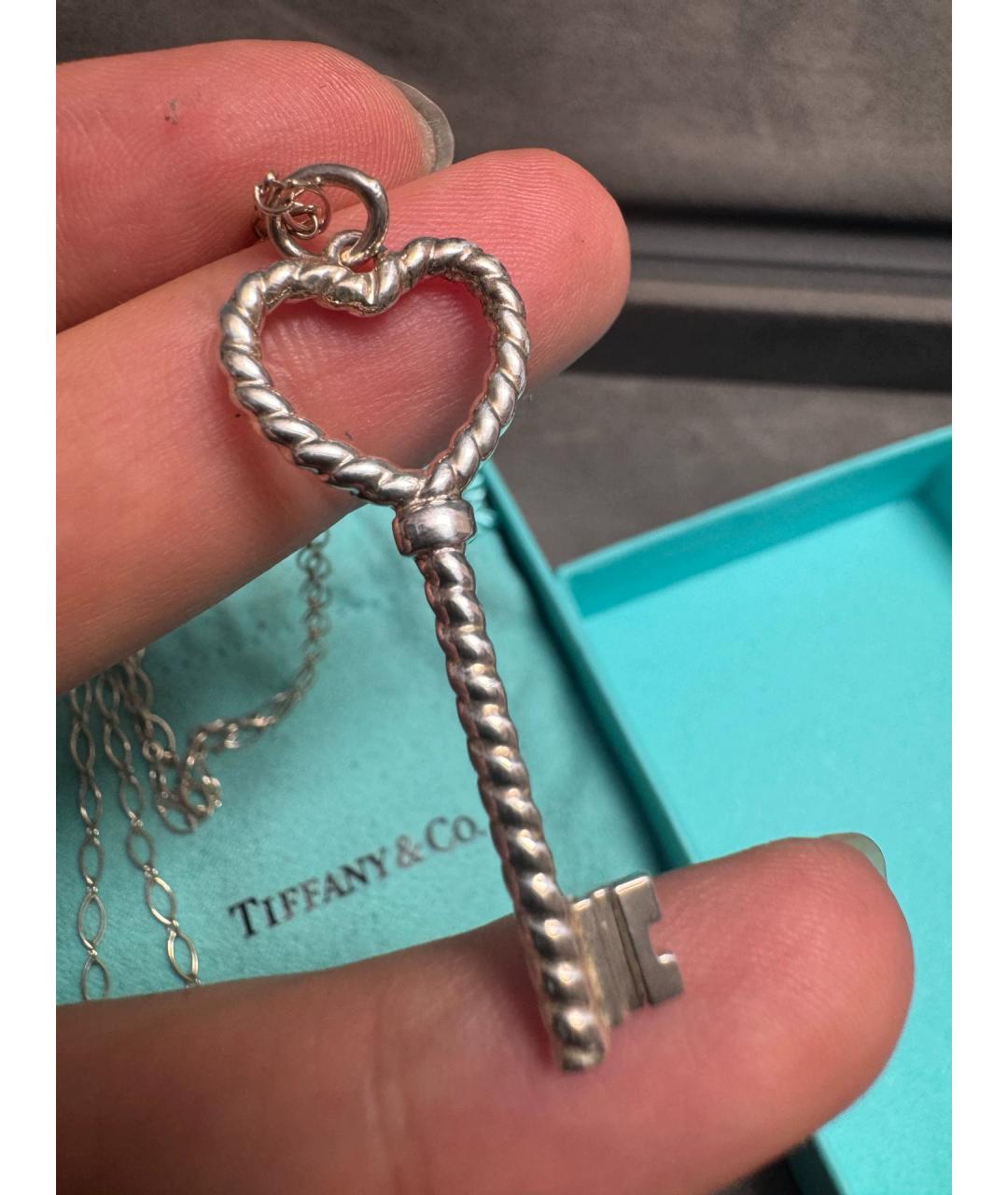 TIFFANY&CO Серебряная серебряная подвеска, фото 6
