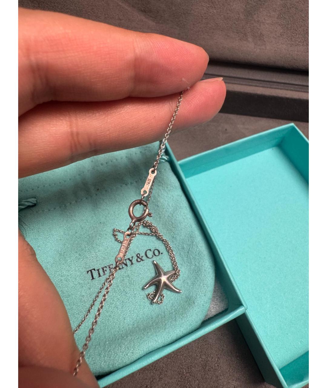 TIFFANY&CO Серебряная серебряная подвеска, фото 4