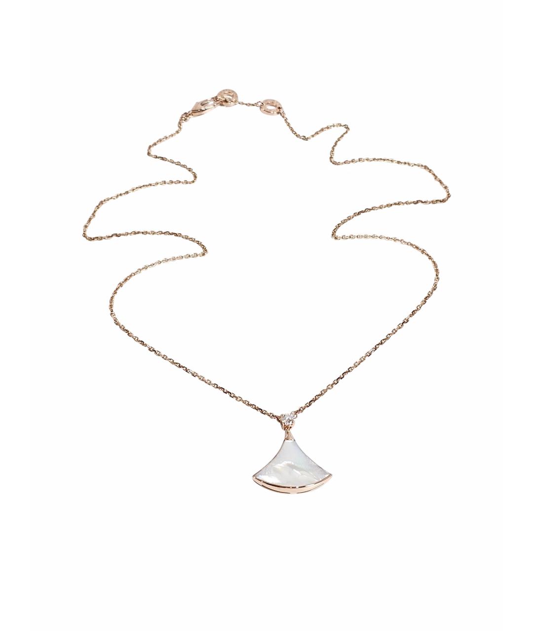 BVLGARI Золотое колье из розового золота, фото 1