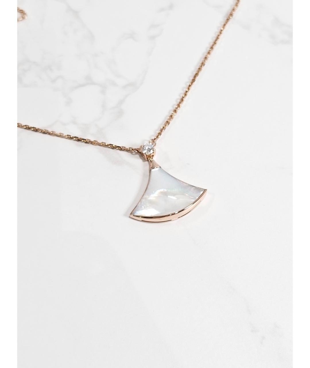BVLGARI Золотое колье из розового золота, фото 2