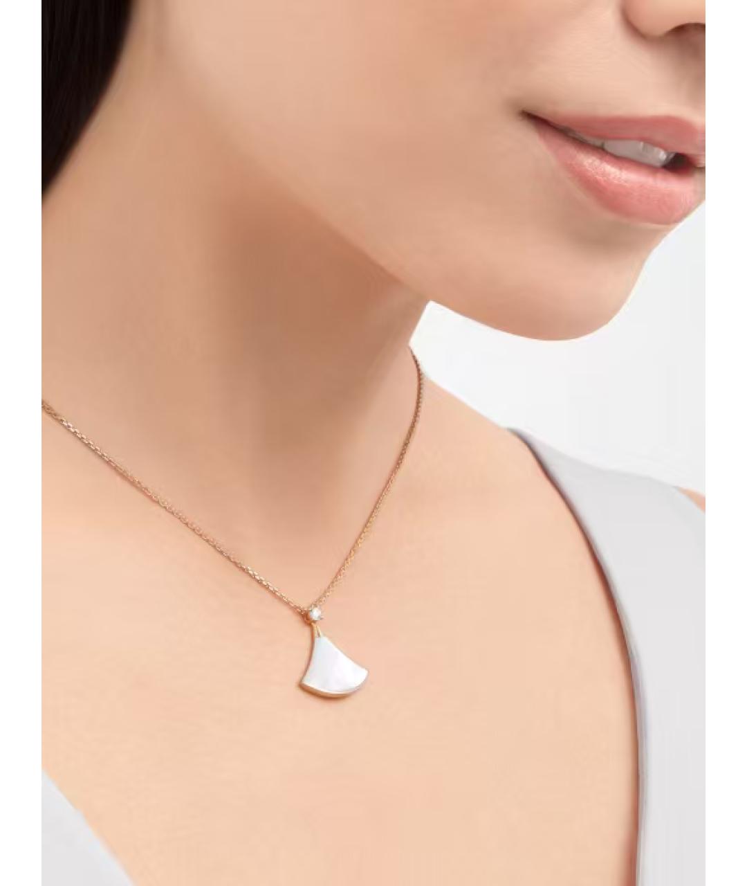 BVLGARI Золотое колье из розового золота, фото 3