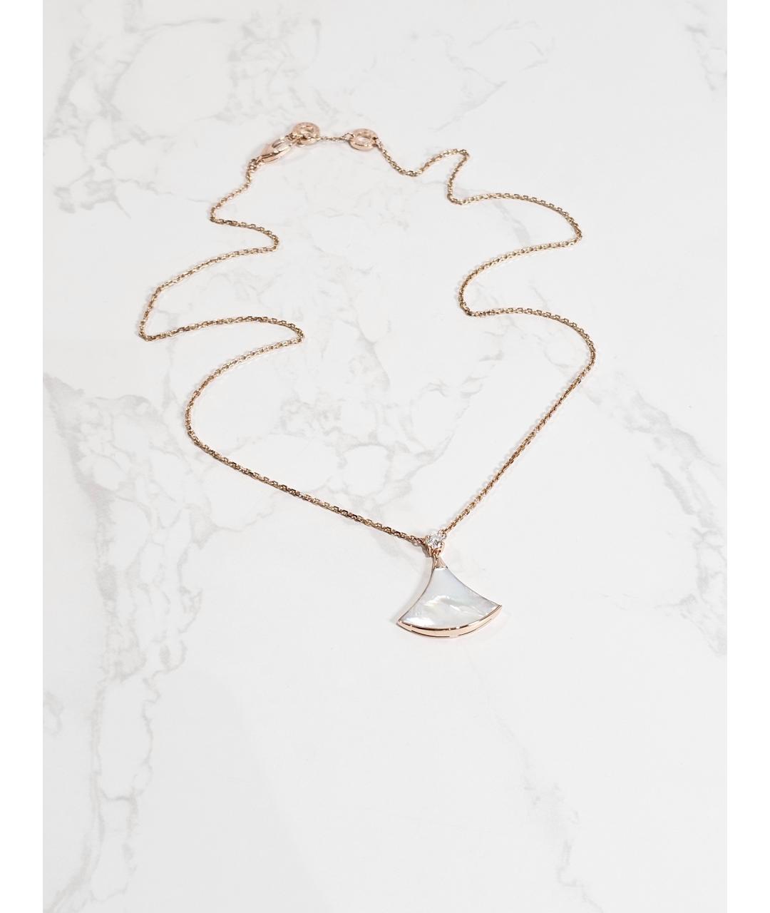 BVLGARI Золотое колье из розового золота, фото 4