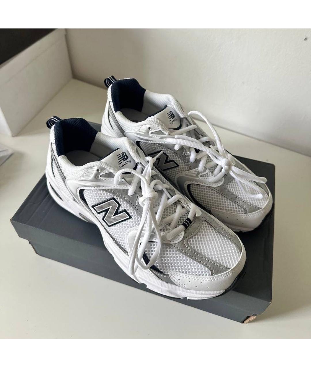 NEW BALANCE Белые синтетические кроссовки, фото 2