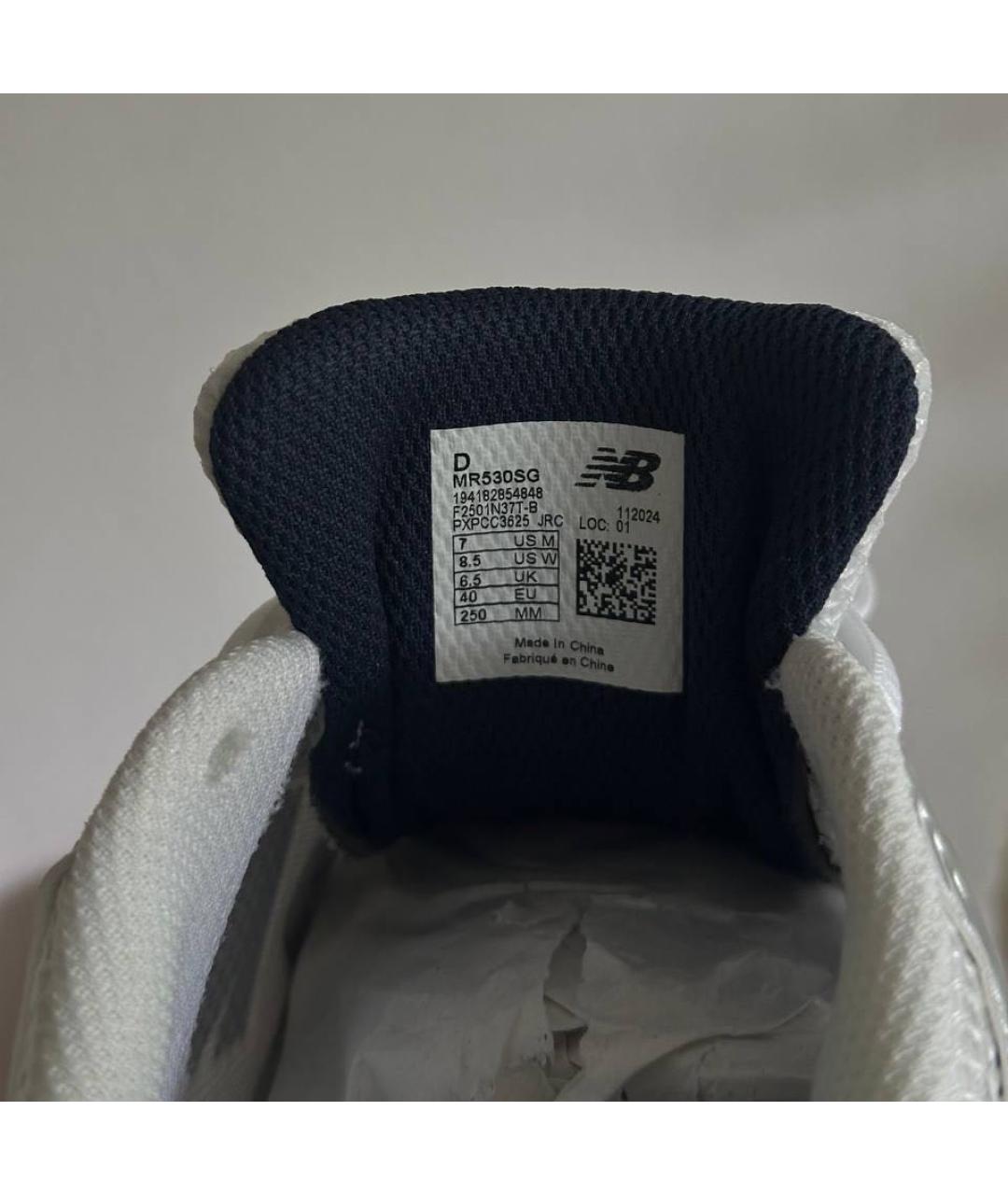NEW BALANCE Белые синтетические кроссовки, фото 5
