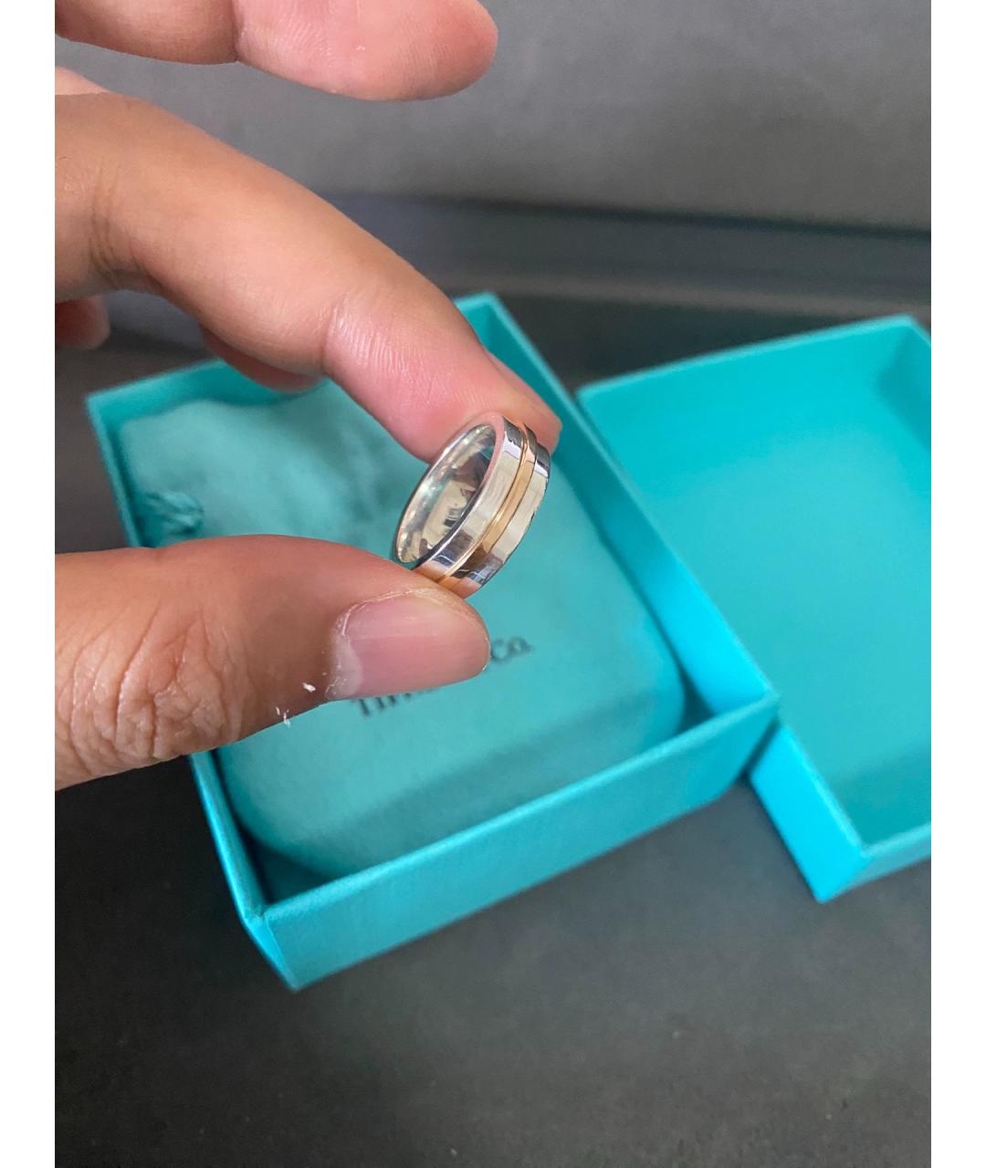 TIFFANY&CO Золотое серебряное кольцо, фото 4