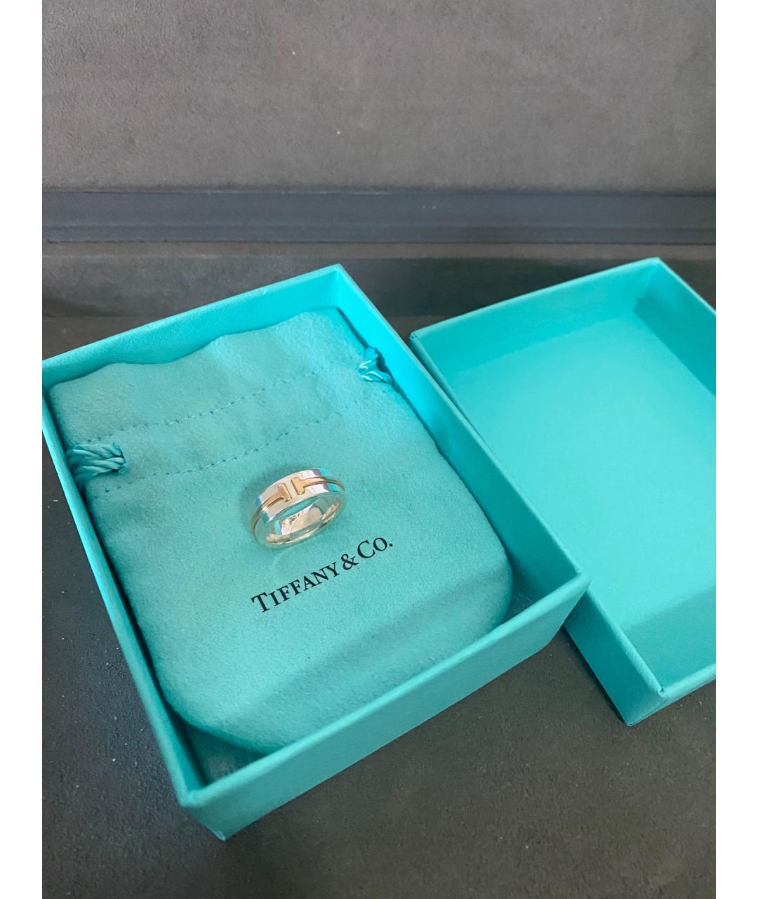 TIFFANY&CO Золотое серебряное кольцо, фото 2