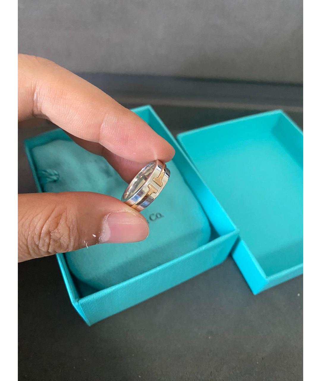 TIFFANY&CO Золотое серебряное кольцо, фото 3