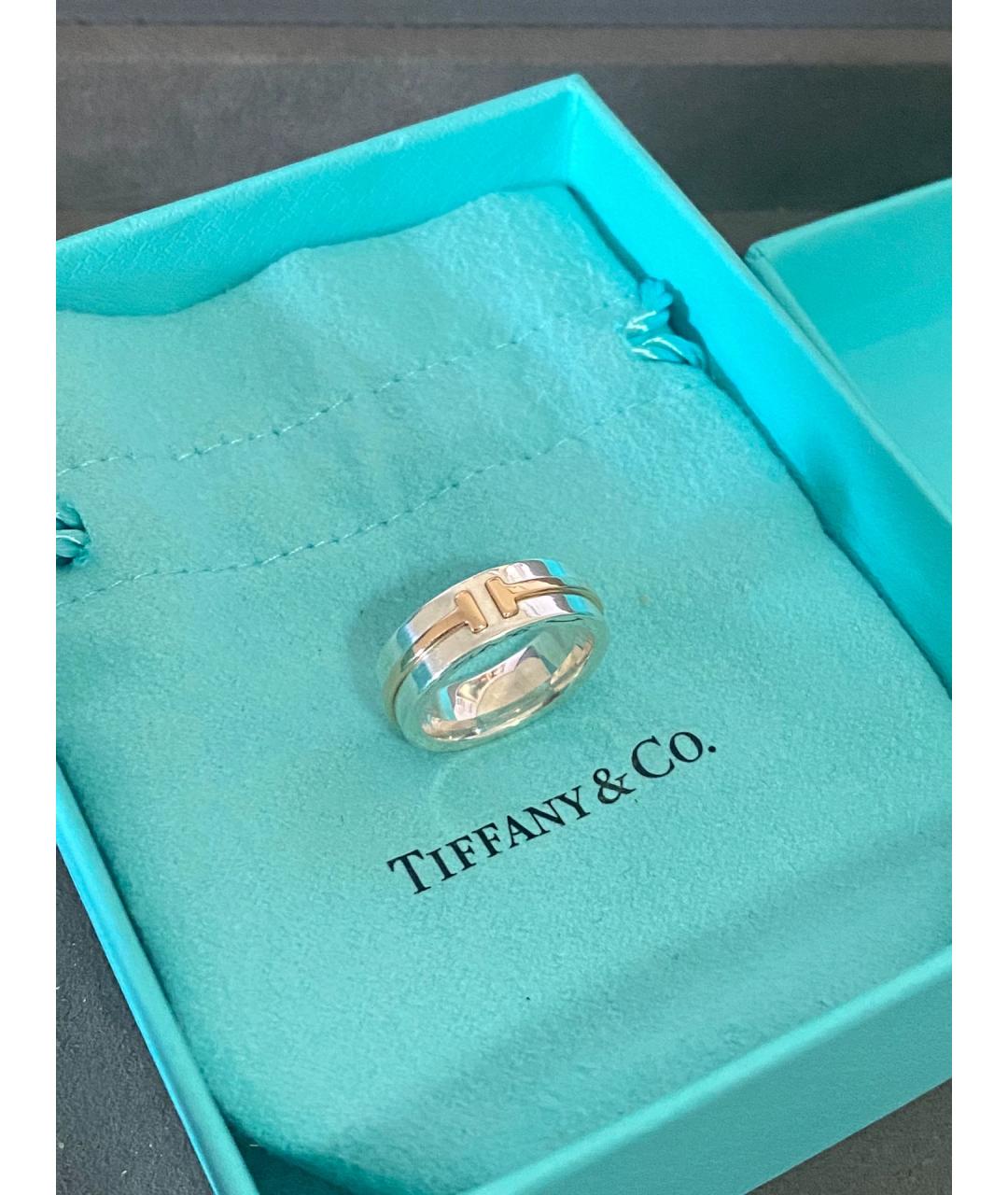 TIFFANY&CO Золотое серебряное кольцо, фото 10