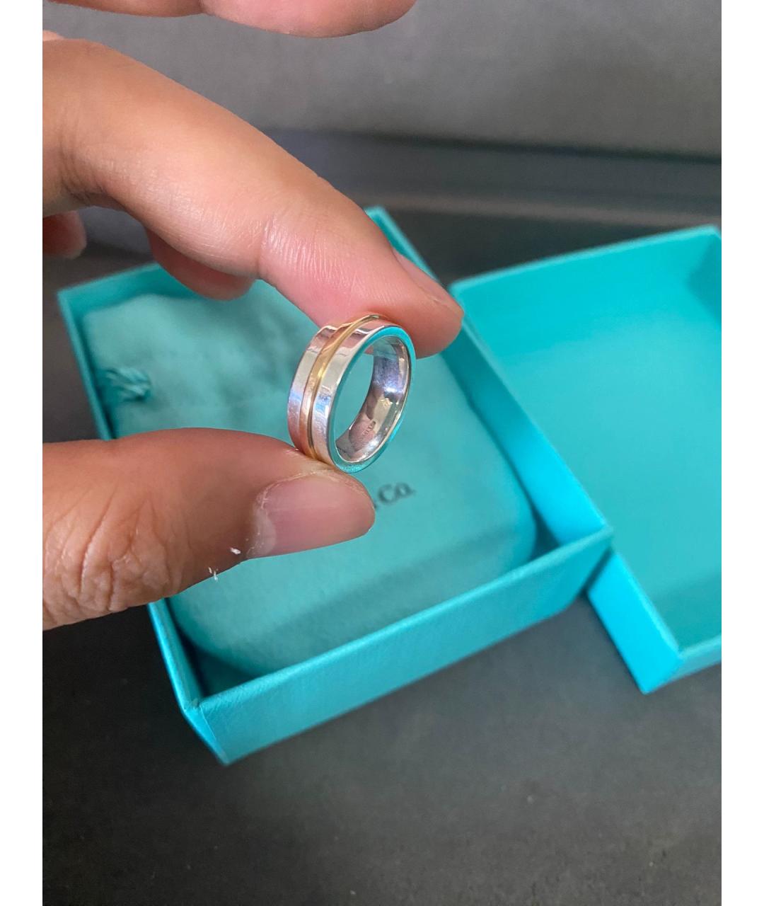 TIFFANY&CO Золотое серебряное кольцо, фото 6