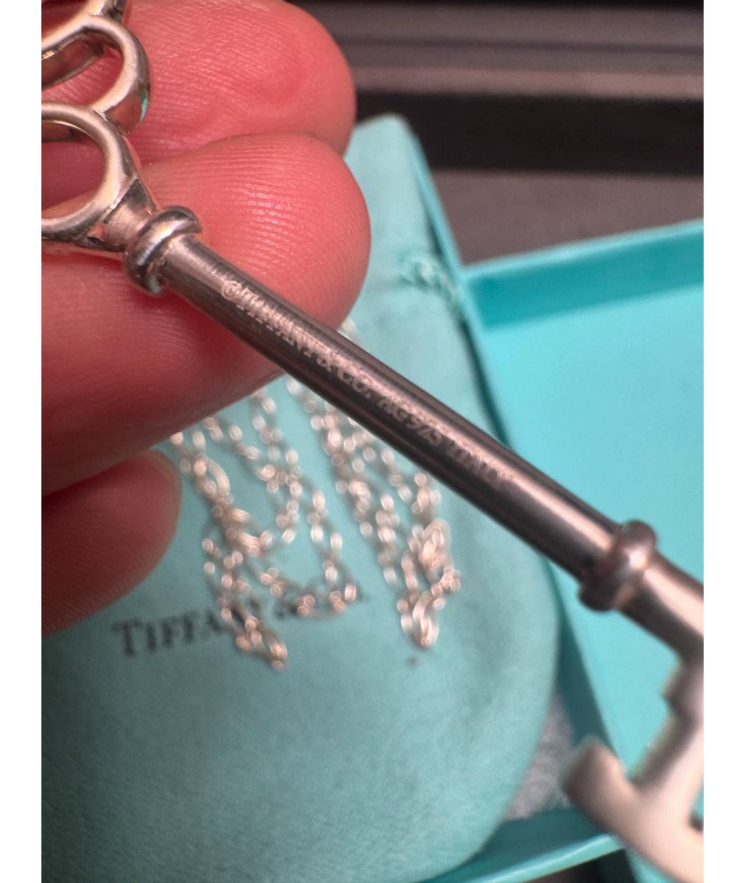 TIFFANY&CO Серебряная серебряная подвеска, фото 4