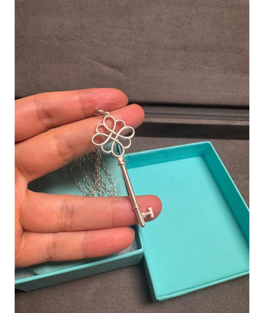 TIFFANY&CO Серебряная серебряная подвеска, фото 3