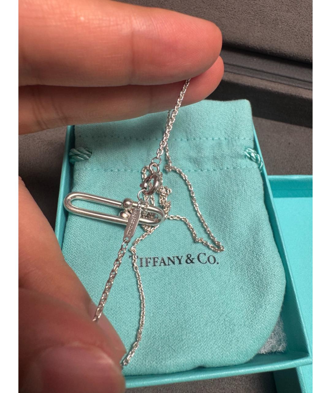 TIFFANY&CO Серебряная серебряная цепочка, фото 6