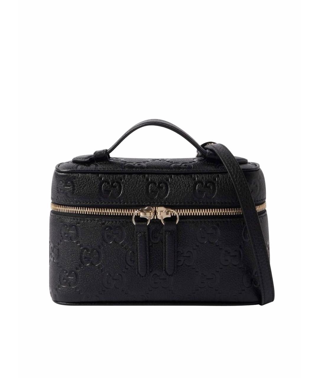 GUCCI Коричневая сумка через плечо из канвы, фото 1
