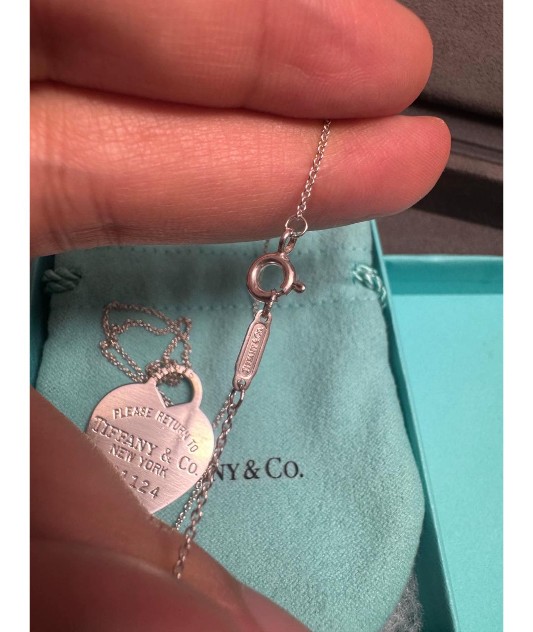 TIFFANY&CO Серебряный серебряный кулон, фото 6