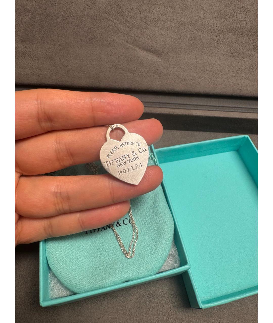 TIFFANY&CO Серебряный серебряный кулон, фото 2
