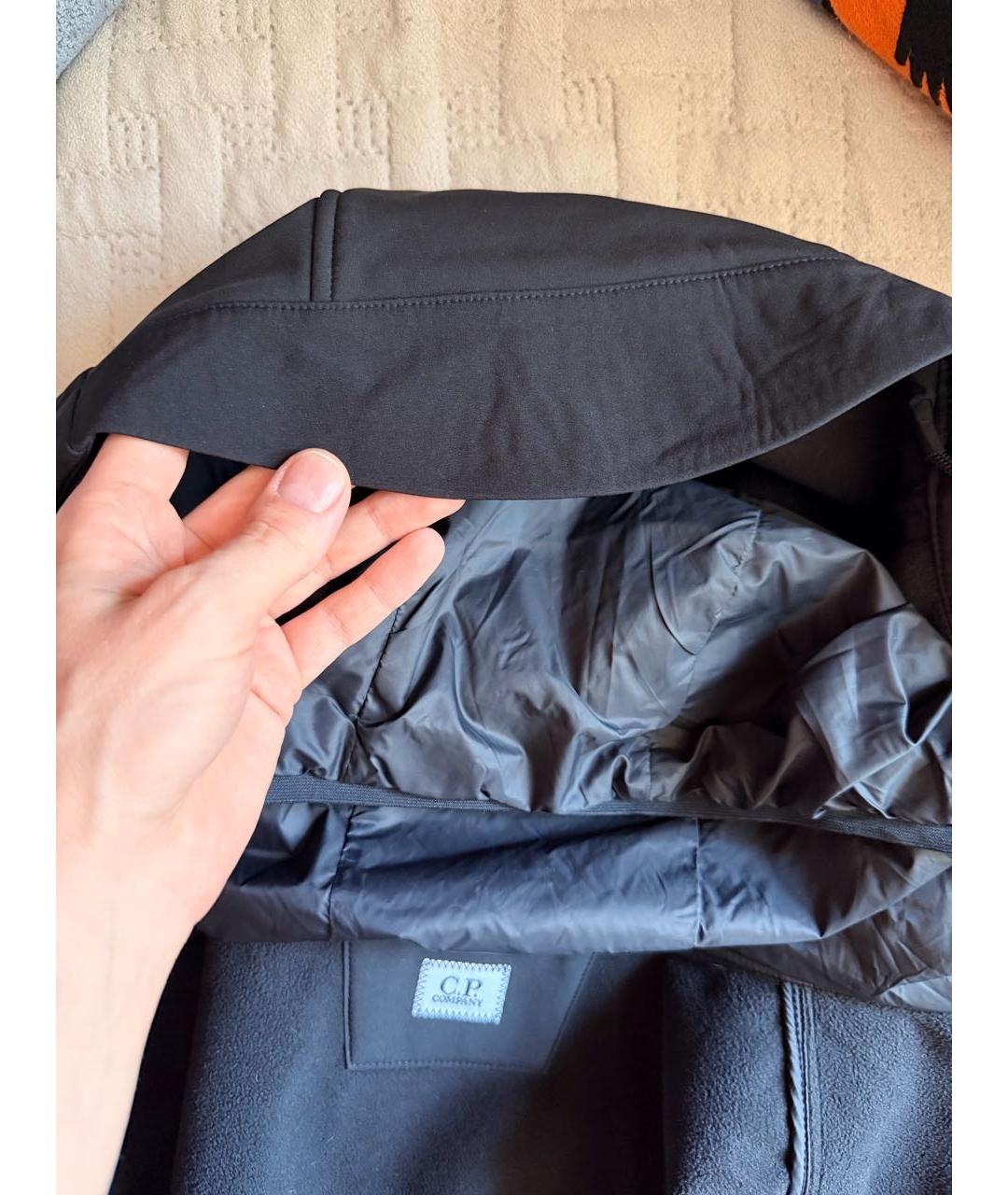 CP COMPANY Черная полиэстеровая парка, фото 5
