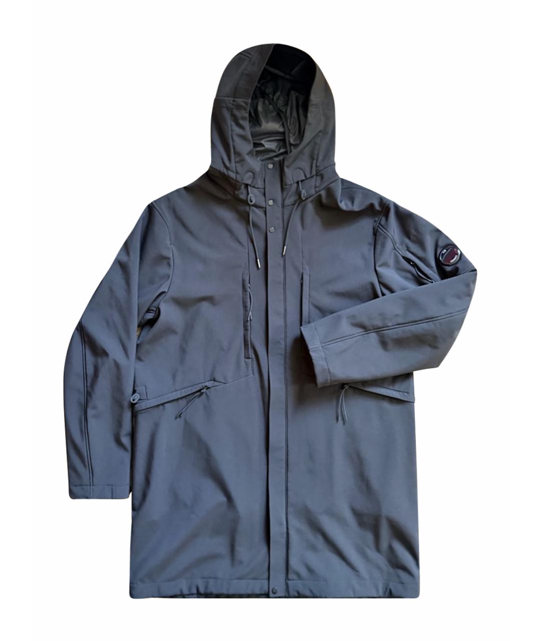 CP COMPANY Черная полиэстеровая парка, фото 1