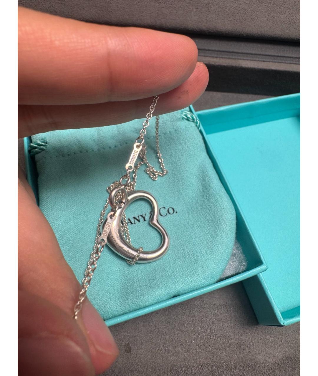TIFFANY&CO Серебряный серебряный кулон, фото 3