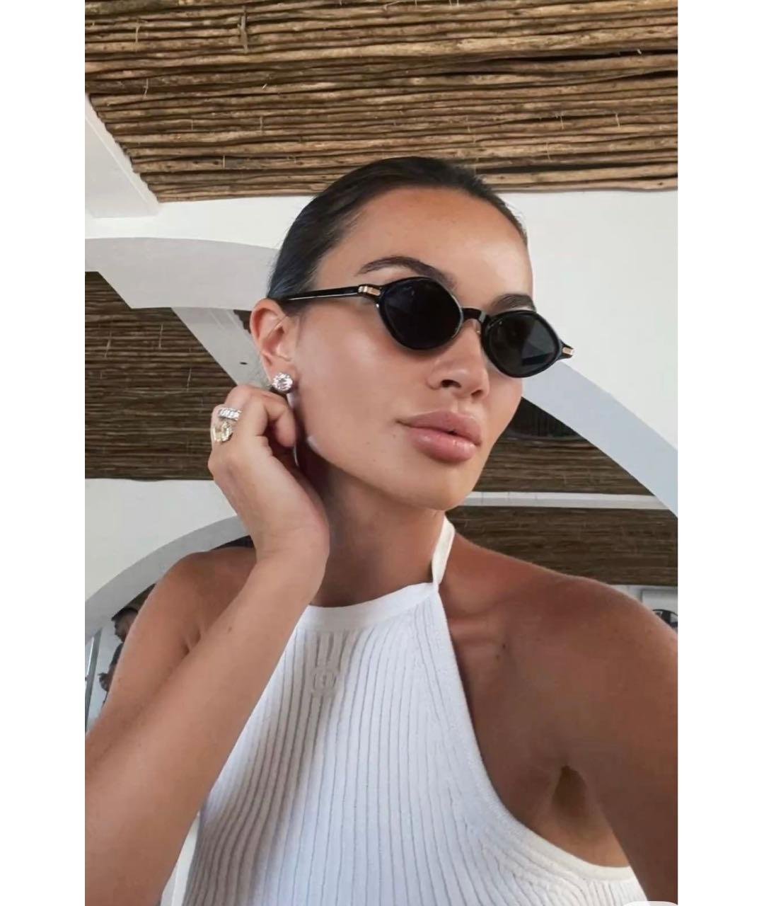 CARTIER Черные пластиковые солнцезащитные очки, фото 7