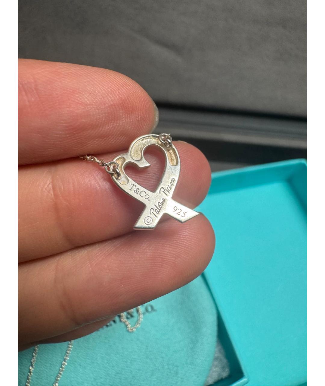 TIFFANY&CO Серебряный серебряный кулон, фото 4