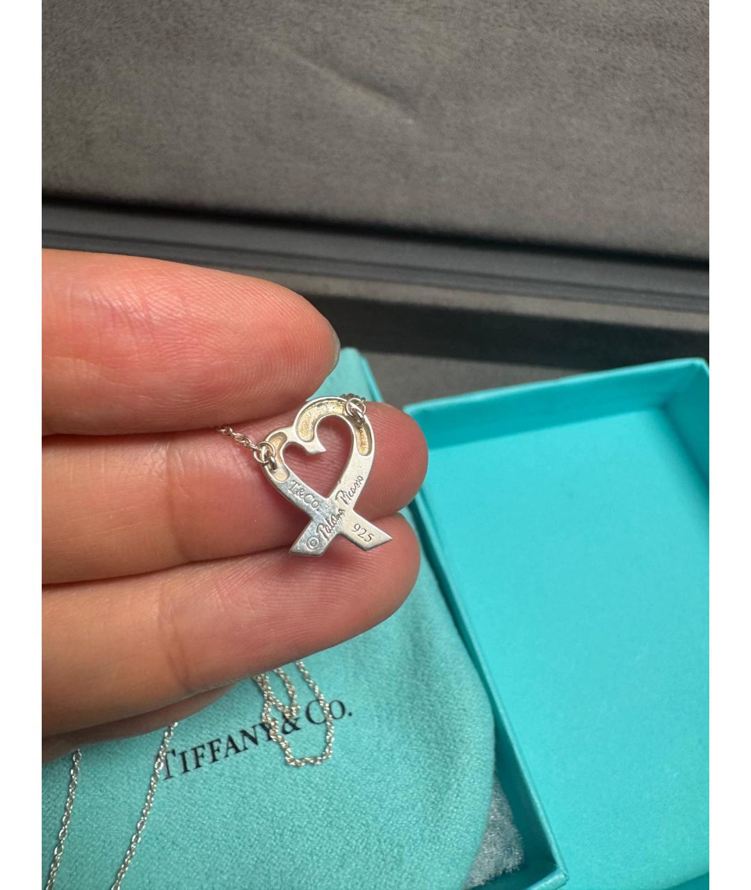 TIFFANY&CO Серебряный серебряный кулон, фото 3