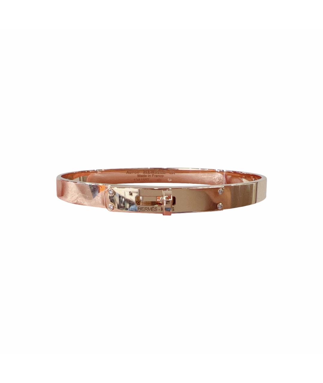 HERMES Золотой браслет из розового золота, фото 1