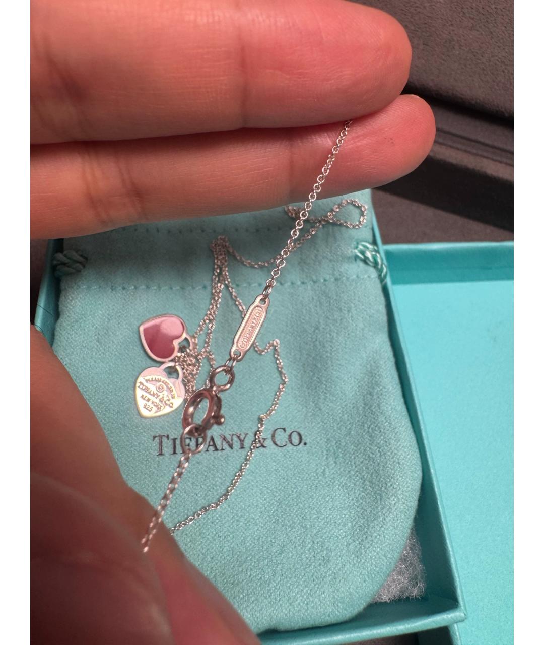 TIFFANY&CO Красный серебряный кулон, фото 4
