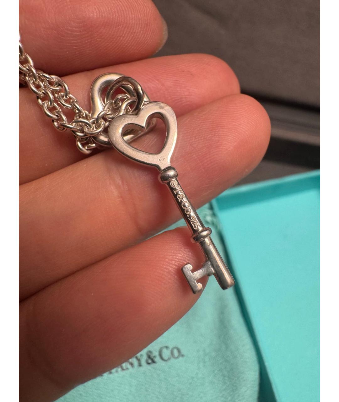 TIFFANY&CO Серебряная серебряная подвеска, фото 5
