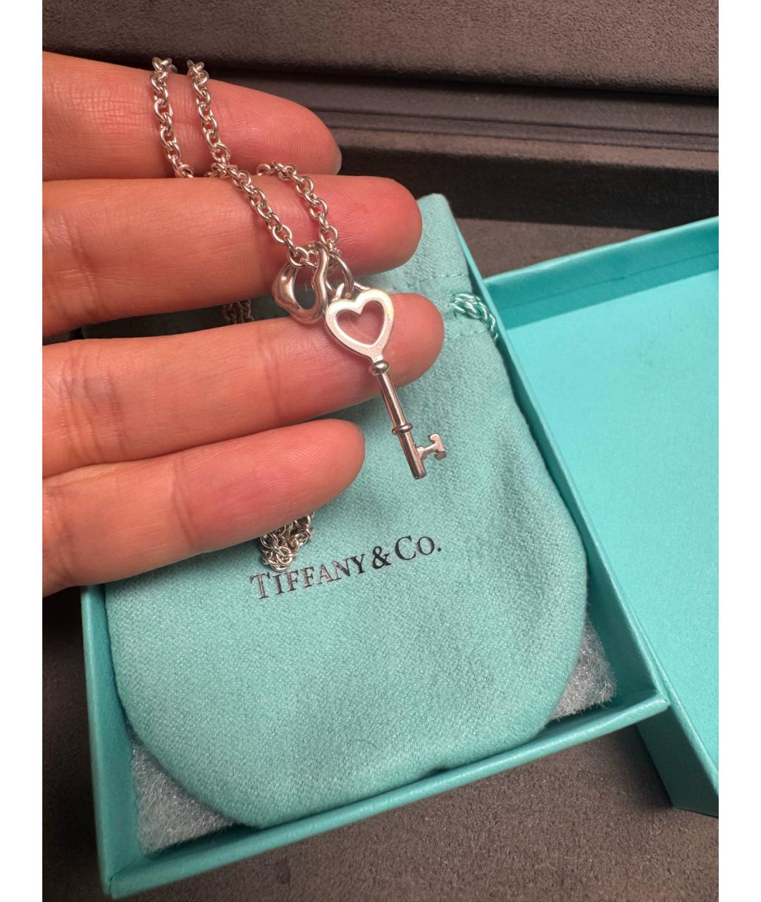 TIFFANY&CO Серебряная серебряная подвеска, фото 4