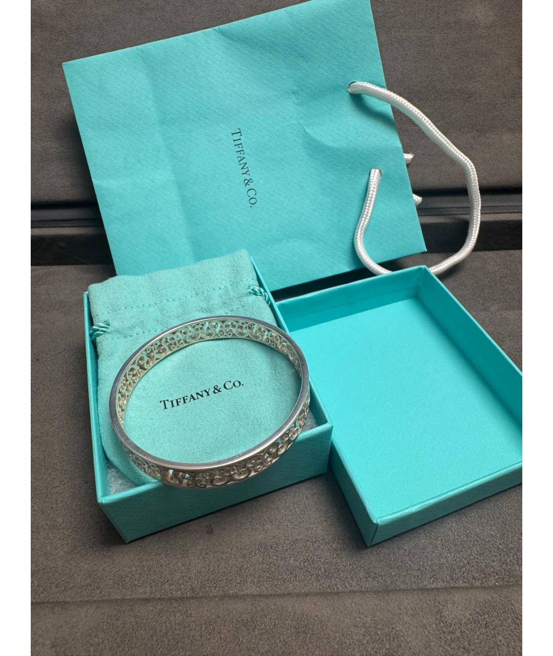 TIFFANY&CO Серебряный серебряный браслет, фото 8