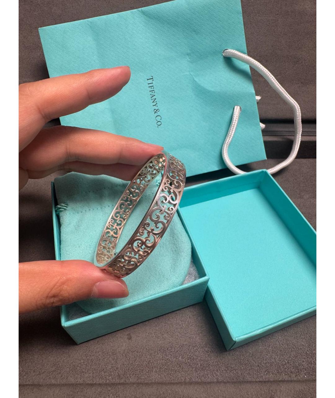 TIFFANY&CO Серебряный серебряный браслет, фото 2
