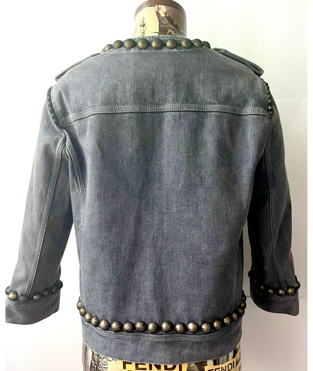 LANVIN Серый деним жакет/пиджак, фото 2