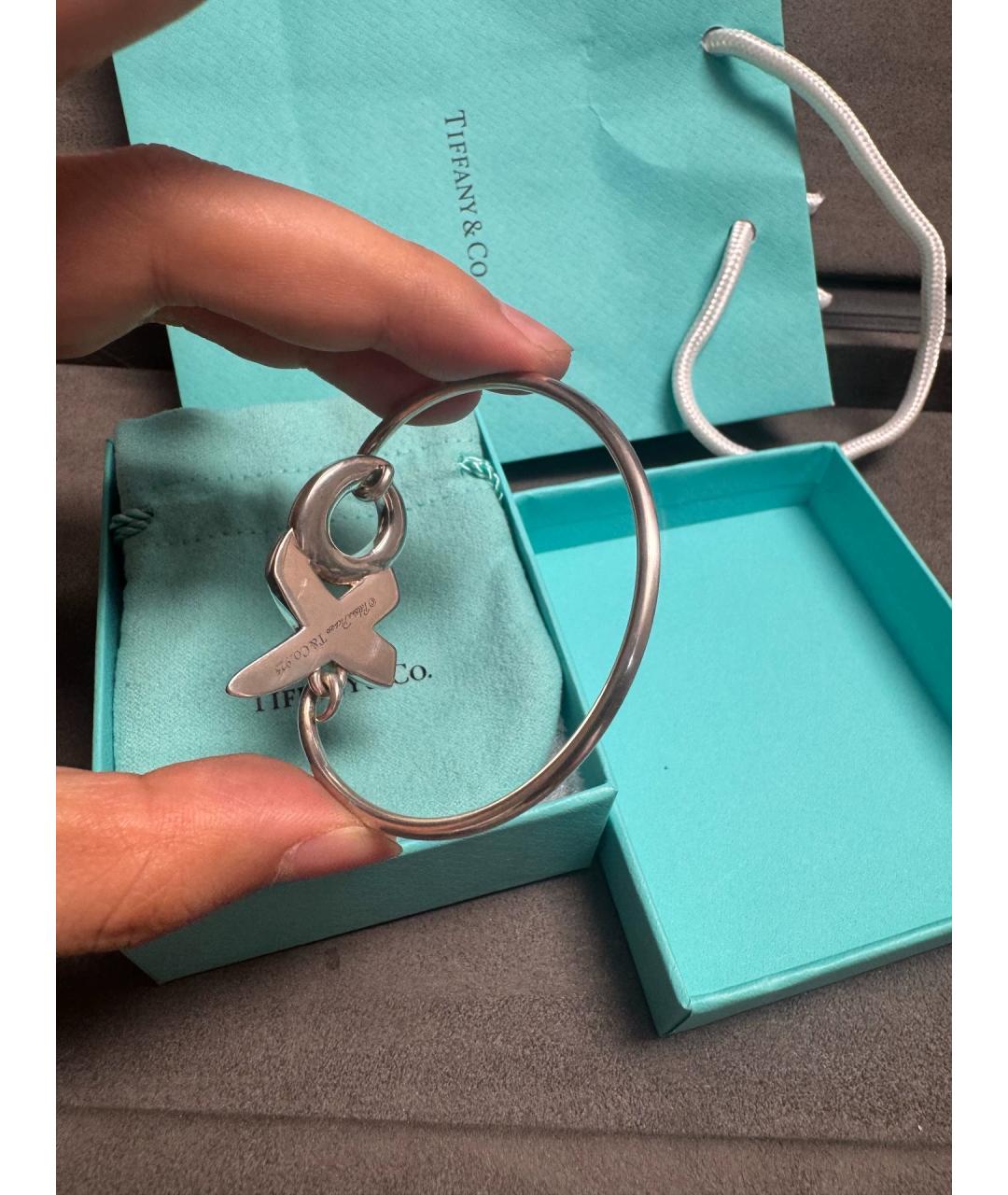TIFFANY&CO Серебряный серебряный браслет, фото 4