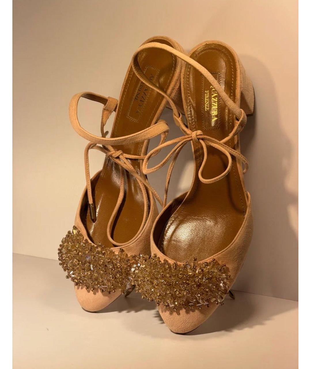 AQUAZZURA Замшевые туфли, фото 2