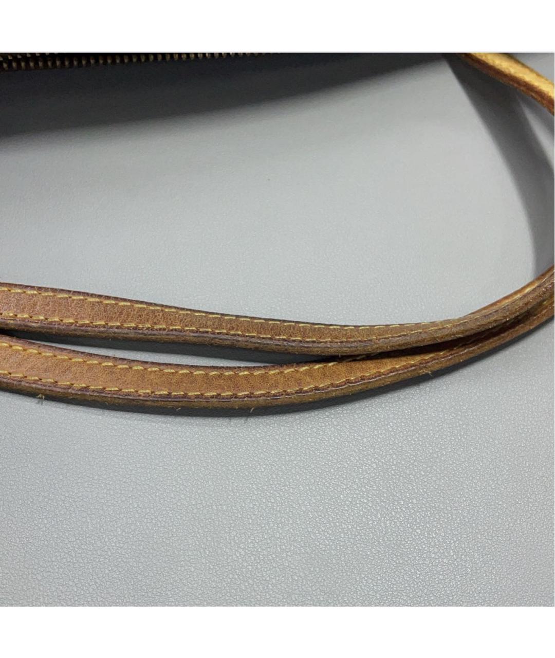 LOUIS VUITTON Коричневая сумка с короткими ручками из канвы, фото 8