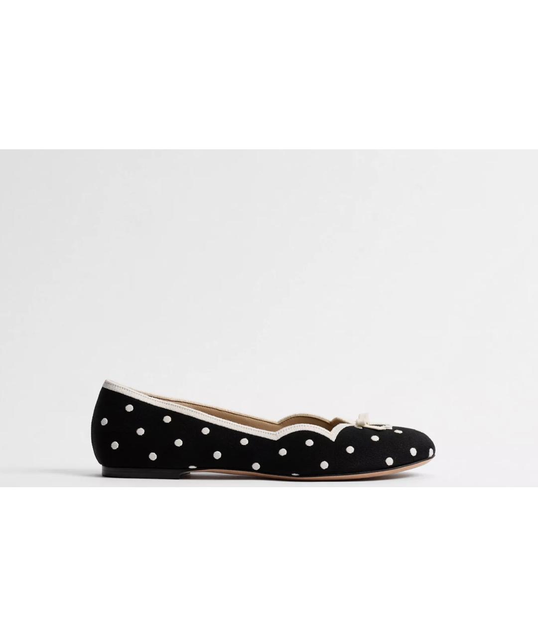CHRISTIAN DIOR Черные балетки, фото 4