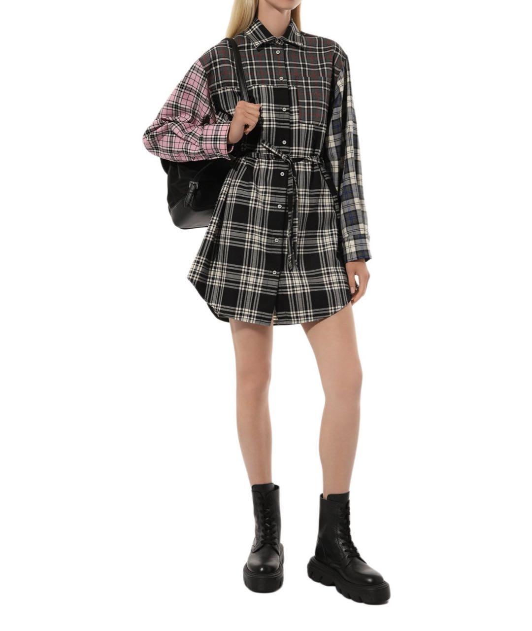 MSGM Мульти шерстяная рубашка, фото 5